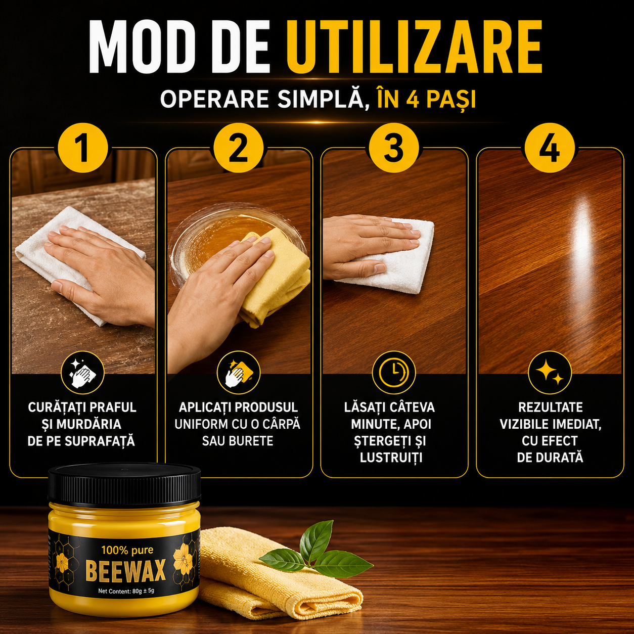 Soluția rapidă pentru mobilier zgâriat, mat și îmbătrânit