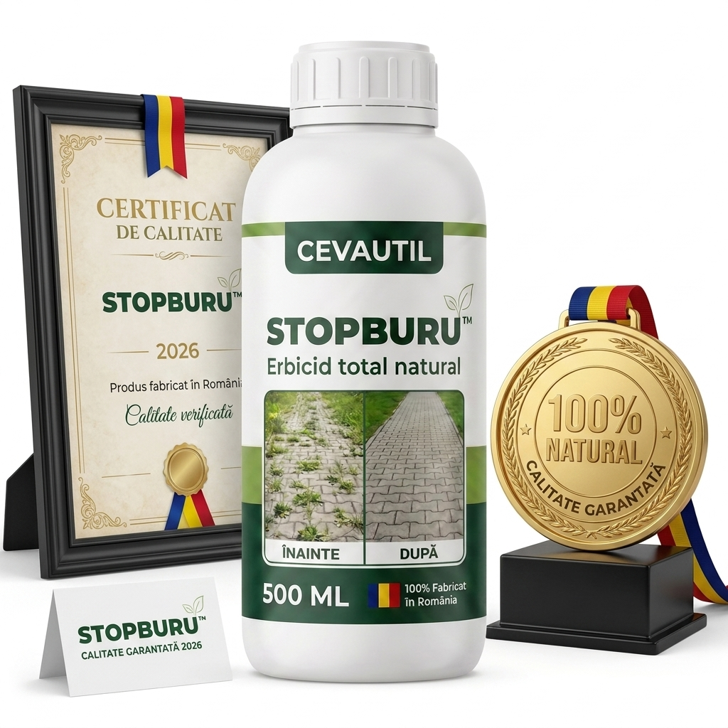 StopBuru™ — Gata cu sapa. Curtea curată tot sezonul.