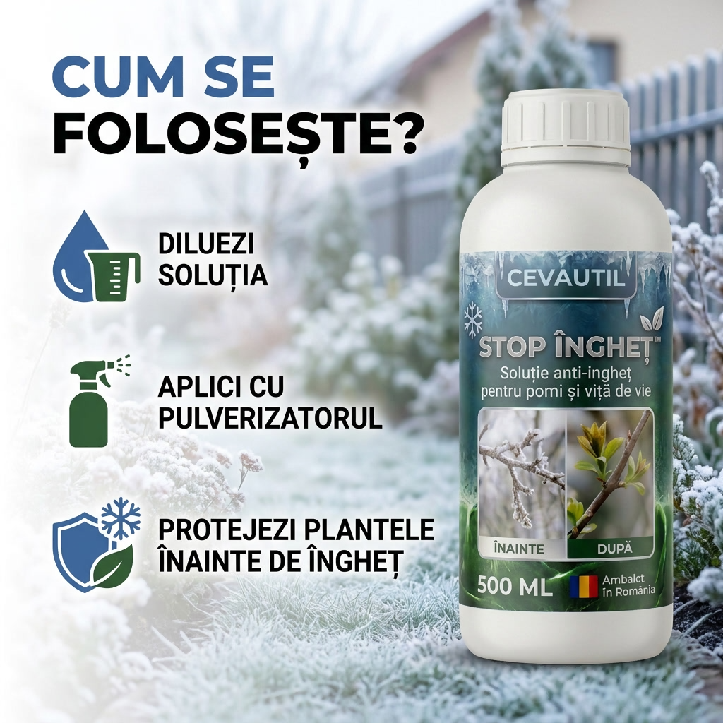 Stop Îngheț™ — Protecție Anti-Îngheț pentru Pomi și Plante