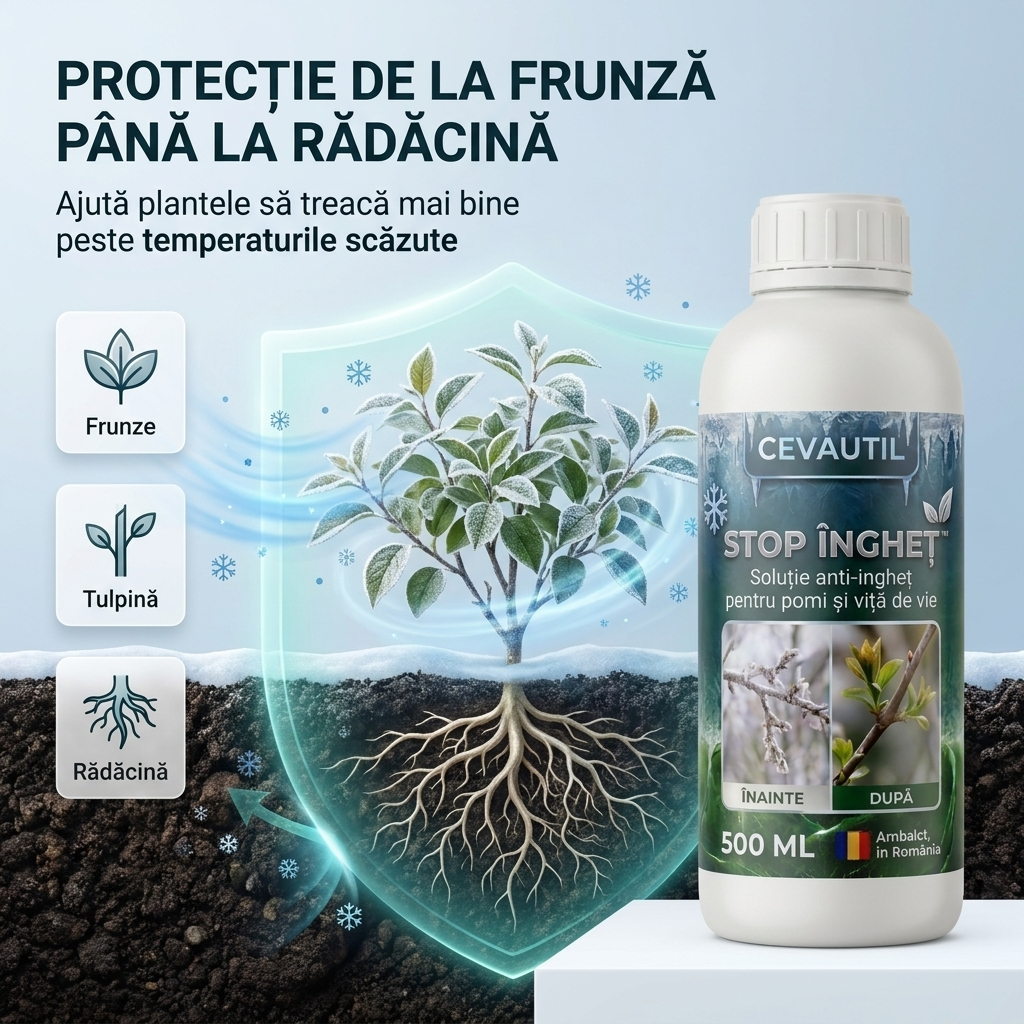 Stop Îngheț™ — Protecție Anti-Îngheț pentru Pomi și Plante