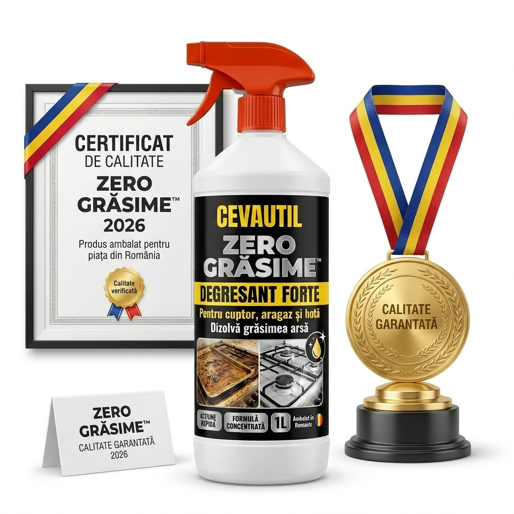 ZERO GRASIME™ — Soluție Puternică pentru Grăsime Arsă și Murdărie Greu de Curățat