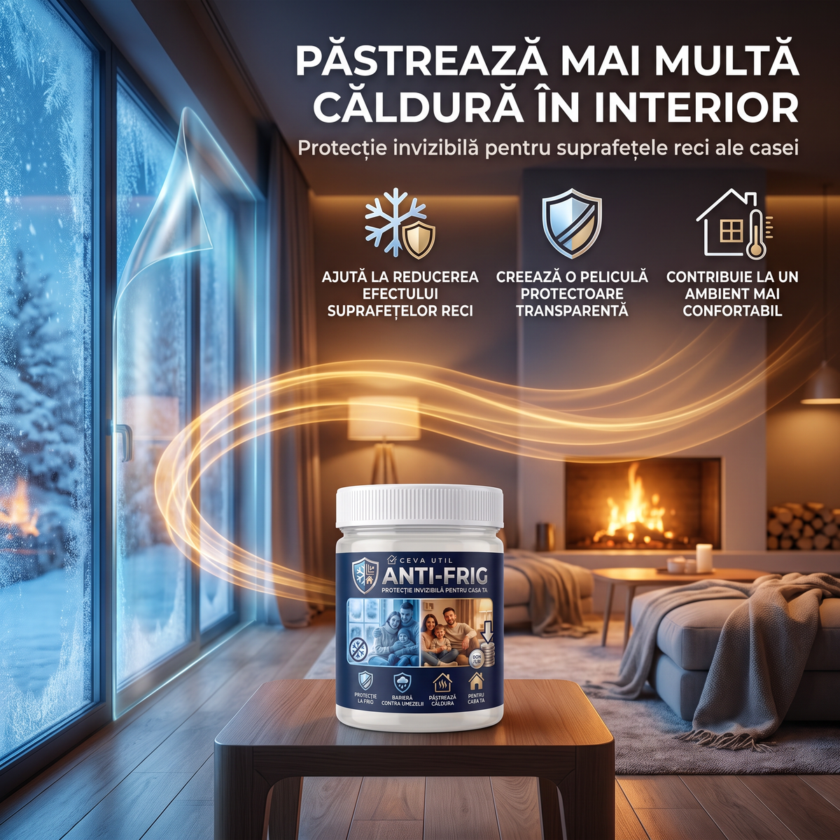 ANTI-FRIG™ — Mai Multă Căldură în Casă. Mai Puțin Consum la Încălzire.