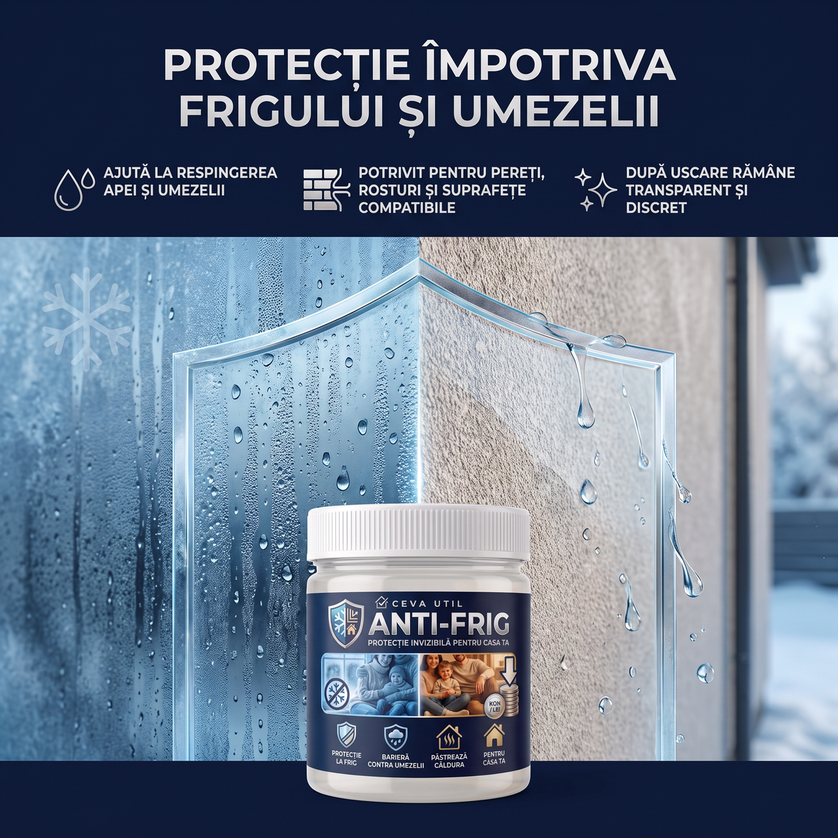 ANTI-FRIG™ — Mai Multă Căldură în Casă. Mai Puțin Consum la Încălzire.