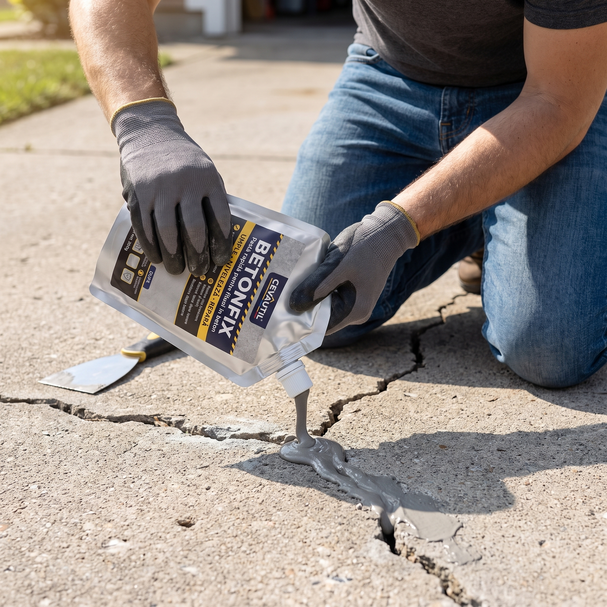 BETONFIX - Curte fără crăpături instant